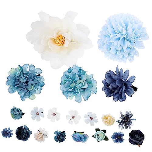 CHICAMPERA 20stücke Blumen-haarclips Für Frauen Mit Seidenblumen-haarspangen Eleganter Haarschmuck Für Hochzeiten Und Besondere Anlässe Farbenfrohe Accessoires Für Jeden Stil von CHICAMPERA