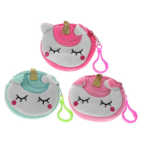CHICAMPERA Einhorn Schlagarmband 3 Stück für Kinder Einhorn Geldbörse Snap Bänder Partyspielzeug Süßes Design für Mädchen und Jungen mit Druckknopf Vielseitig Einsetzbar von CHICAMPERA