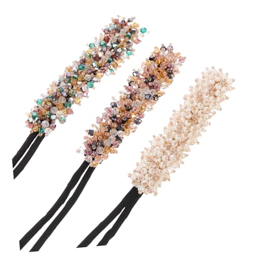 CHICAMPERA 3 Stück Teiliges Haar Dutt für Frauen und Mädchen Einfache Anwendung Geeignet für Dickes und Dünnes Haar Elastische Haarschmuck Buns für Alltag Party Yoga und Zufällige Farbe von CHICAMPERA