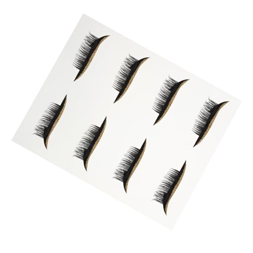 CHICAMPERA 4 Paare Wasserdichte Selbstklebende Eye Line Strip Sticker für Frauen Glitzernde Goldene Eyeliner Aufkleber Einfach Anzuwenden Für Halloween Cosplay Party Make Up von CHICAMPERA