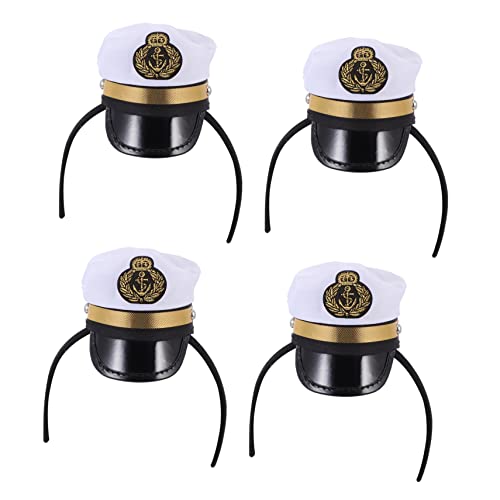 CHICAMPERA 4 Stück Teiliges Mütze Haarband für Kostüm Accessoire für Partys Cosplay und Bühnenaufführungen Bequem und Auffällig von CHICAMPERA