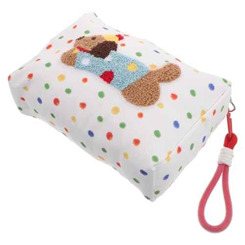 CHICAMPERA Reise-Make-up-Organizer Für Damen Mit Süßem Hunde-Design Mehrzweck-Kosmetiktasche Tragbare Handtasche Für Reisen Auto Und Zuhause von CHICAMPERA