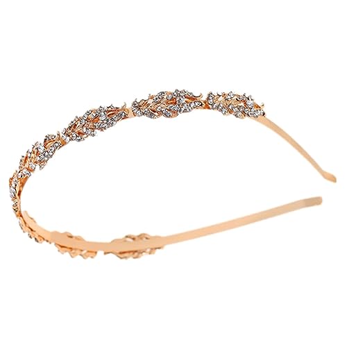 CHICAMPERA Damen Haarband mit Funkelnden Kristallen Bequemes Langlebiges Stirnband für Hochzeit Braut und Festliche Anlässe Universelle Stilvolles Haarschmuck Accessoire von CHICAMPERA