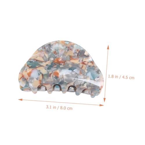 CHICAMPERA Großer Haarklammer Krallenclip für Frauen und Mädchen Geometrischer Mittlerer Haarschmuck in Stilvollem Schildpatt design Flexibel und Robust für Dickes Haar Vielseitig für Alltag von CHICAMPERA