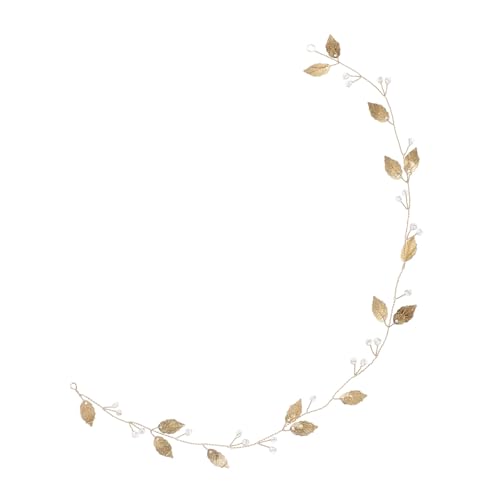 CHICAMPERA Handgefertigtes Haarschmuck Stirnband mit Goldfarbenem Legierungsblatt Eleganter Haarreif für Damen Hochzeit Party und Besondere Anlässe Zierliches Design CHICAMPERA Handgefertigtes Haarschmuck Stirnband mit Goldfarbenem Legierungsblatt Eleganter Haarreif für Damen Hochzeit Party und Besondere Anlässe Zierliches Design von CHICAMPERA