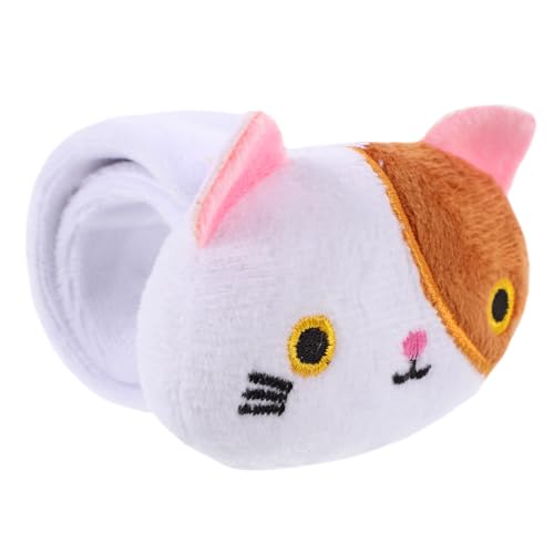 CHICAMPERA Kätzchen Plüsch Slap Armband Weiches und Bequemes Tierarmband für Party Dekorationszubehör Cartoon Leicht und Tragbar von CHICAMPERA