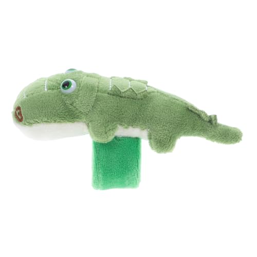 CHICAMPERA Krokodil Slap Band Handgelenk Spielzeug Aus Plüsch Für Junge Mädchen Tier-schnapp-armband Partygeschenk Für Jungen Und Mädchen Dschungel-design Armband von CHICAMPERA