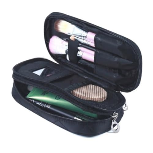 CHICAMPERA Multifunktionale Schminktasche Damen mit Reißverschluss Großer Kapazität Leichter Kosmetiktasche für Reisen und Alltag Zweilagig Robustes Material als Kulturbeutel oder Make Up von CHICAMPERA