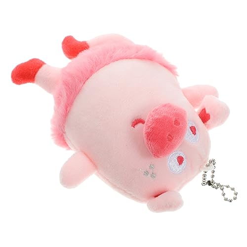 CHICAMPERA Plüschschwein Anhänger Lustiges Hängeornament für Taschen und Rucksäcke Weiches Stofftier Cartoon Form Perfektes für Schweinliebhaber von CHICAMPERA