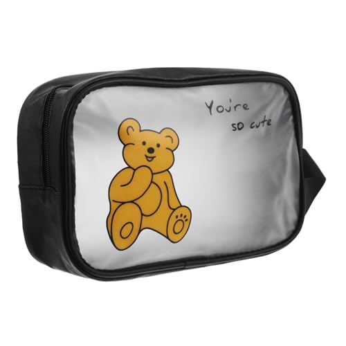 CHICAMPERA Transparenter Reise-kulturbeutel Kosmetiktasche Für Damen Aufbewahrungstasche Mit Fächern Strandtasche Aus Wasserdichtem Material Organisationstasche Für Make-up-zubehör von CHICAMPERA