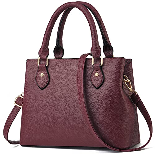 CHICAROUSAL Damen Umhängetasche Geldbörsen und Handtaschen, Burgunderrot Cc von CHICAROUSAL