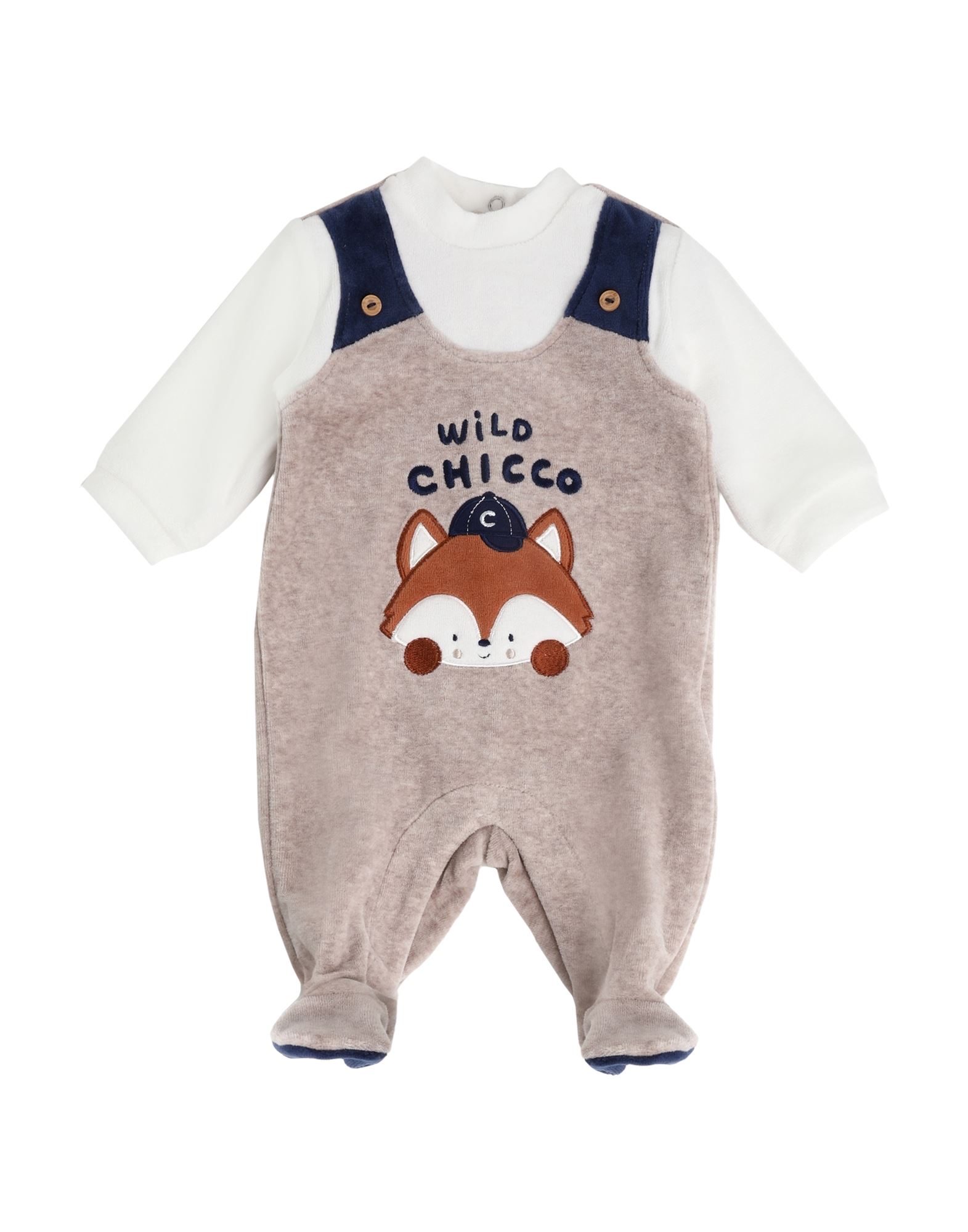 CHICCO Babystrampler & -latzhosen Kinder Beige von CHICCO