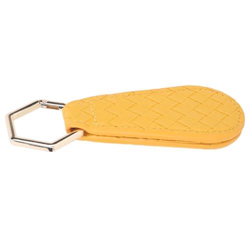 CHICIRIS Magnethut Clamp/Holder, Tragbare Modische Wassertropfen -Form PU Leder Hat Clamp/Holder Leicht für die Reise auf Tasche (Yellow) von CHICIRIS