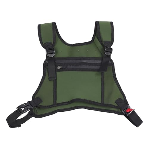 CHICIRIS Sport Brust Pack Running Taillenpack Bag Multifunktional Einstellbare Wasserdesign mit Internen Fächern für Wander -Fitnessstudio -Workouts (Armeegrün) von CHICIRIS