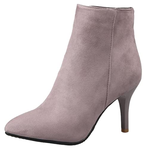 CHICMARK Damen Stiefeletten mit Absatz (Rosa, 36) von CHICMARK