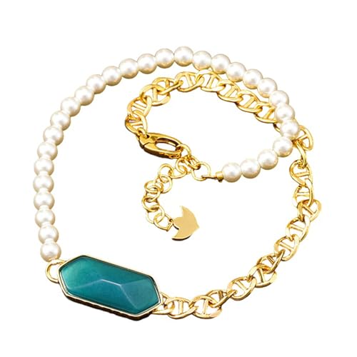 CHICMARK Designerkette mit Erstellter Türkis Anhänger - Geometrischer Halskette für Damen CHICMARK Designerkette mit Erstellter Türkis Anhänger - Geometrischer Halskette für Damen von CHICMARK