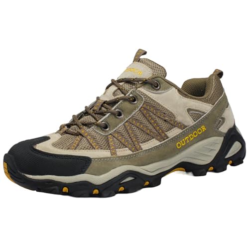 CHICMARK Paare Wander Schuhe Leicht Atmungsaktiv mit Gedämpfter Sohle (Khaki, 39 EU) von CHICMARK