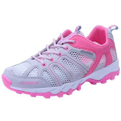 CHICMARK Wanderschuhe Paare Atmungsaktiv Schnelltrocknend Outdoor Trekking Aquaschuhe (Lichtgrau, 38 EU) von CHICMARK