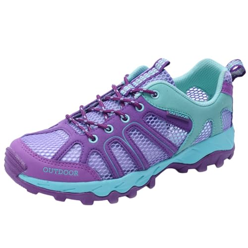 CHICMARK Wanderschuhe Paare Atmungsaktiv Schnelltrocknend Outdoor Trekking Aquaschuhe (Lila, 37 EU) von CHICMARK