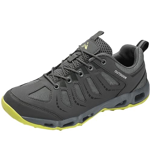 CHICMARK Wasserschuhe Outdoor Atmungsaktiv Leichtgewicht Schnelltrocknend Wanderschuhe für Paare (Dunkelgrau, 40 EU) von CHICMARK