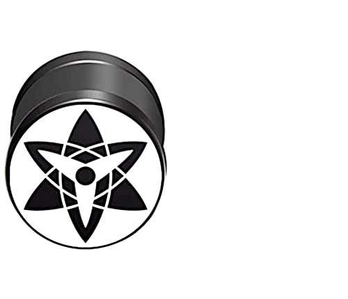 CHICNET Damen Herren Fake Plug Piercing Ohrstecker Ohrring aus Edelstahl in schwarz Silber, Schraubverschluss, 10mm rund, 6mm lang, 1.2mm Stift, Viking Celtic Nordic Turbine CHICNET Damen Herren Fake Plug Piercing Ohrstecker Ohrring aus Edelstahl in schwarz Silber, Schraubverschluss, 10mm rund, 6mm lang, 1.2mm Stift, Viking Celtic Nordic Turbine von CHICNET