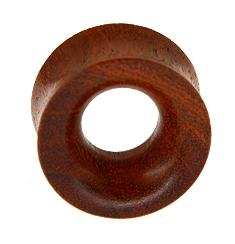 CHICNET Flesh Tunnel Blutholz Dehner Expander Plug in rötlich rot braun aus Holz, natürlich gemasert, Handmade, Double Flared von 4mm bis 22mm für Männer und Frauen, Organic Tubes CHICNET Flesh Tunnel Blutholz Dehner Expander Plug in rötlich rot braun aus Holz, natürlich gemasert, Handmade, Double Flared von 4mm bis 22mm für Männer und Frauen, Organic Tubes von CHICNET