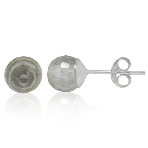 CHICNET Glitzer Ohrstecker Discokugel Glas weiß transparent facettiert 925er Sterlingsilber CHICNET Glitzer Ohrstecker Discokugel Glas weiß transparent facettiert 925er Sterlingsilber von CHICNET