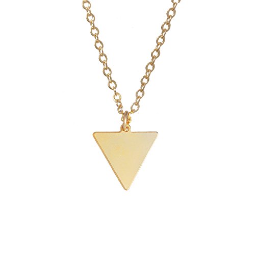 CHICNET Kette 14 Karat 5% Gold vergoldet Karabiner verstellbar Gold-Filled filigran Messing Damen Herren Halskette kurz Swarovski Kristall Glitzer Hals Schmuck gebürstet glänzend gerillt Dreieck CHICNET Kette 14 Karat 5% Gold vergoldet Karabiner verstellbar Gold-Filled filigran Messing Damen Herren Halskette kurz Swarovski Kristall Glitzer Hals Schmuck gebürstet glänzend gerillt Dreieck von CHICNET