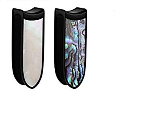 CHICNET Ohrgewicht 8,7g Piercing Ohrhänger Dehnschnecke aus Edelstahl in Silber Gold schwarz und Wende Inlay Perlmutt Muschel weiß Paua Abalone bunt, breite Spitze, für 12mm Dehnung schwarz CHICNET Ohrgewicht 8,7g Piercing Ohrhänger Dehnschnecke aus Edelstahl in Silber Gold schwarz und Wende Inlay Perlmutt Muschel weiß Paua Abalone bunt, breite Spitze, für 12mm Dehnung schwarz von CHICNET
