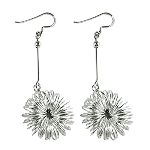 Chic-Net Silberohrringe 925er Silber Ohrringe Ohrhänger Schmuck Blumen Filigran an Stab Damen von CHICNET