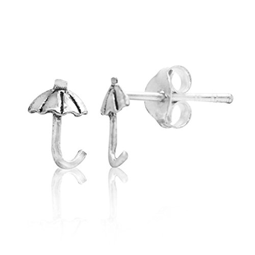 Chic-Net Silberohrstecker Ohrstecker 925er Sterling Silber Unisex Schmuck Ohrringe Regenschirm von CHICNET