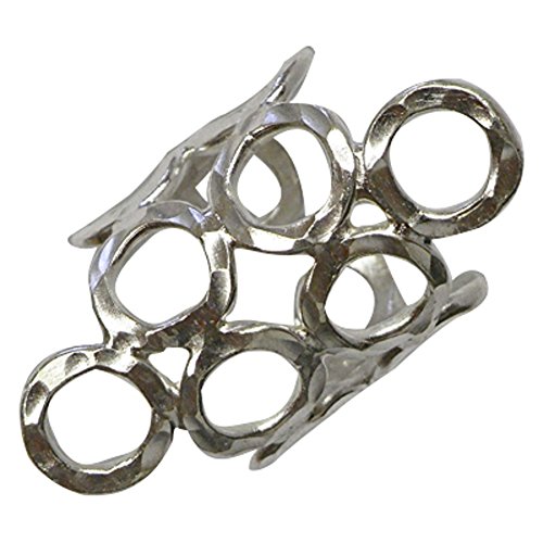 Chic-Net Silberring aus 925er Sterling Silber Damen Silberschmuck Ringe groß Kreise gold glänzend 58 Chic-Net Silberring aus 925er Sterling Silber Damen Silberschmuck Ringe groß Kreise gold glänzend 58 von CHICNET