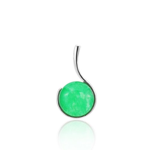 Chic-Net Zirkonia Anhänger Silberschmuck 925er Sterling Silber Fassung Zirkonia grün Chic-Net Zirkonia Anhänger Silberschmuck 925er Sterling Silber Fassung Zirkonia grün von CHICNET