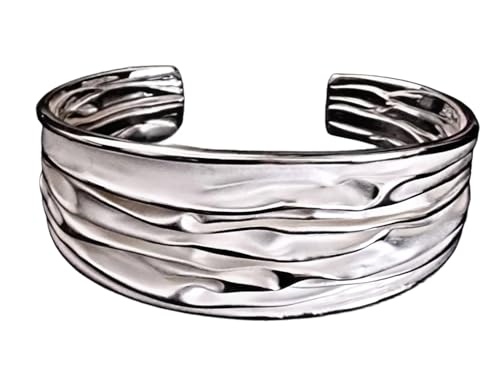 Silberarmreif massiv breit 925 Sterling Silber Armreif Armband Herren Damen Schmuck Armspange verstellbar Siberarmreifen Männer Frauen Armreifen Schmuck Geschenk Herrenschmuck | Geburtstagsgeschenk Silberarmreif massiv breit 925 Sterling Silber Armreif Armband Herren Damen Schmuck Armspange verstellbar Siberarmreifen Männer Frauen Armreifen Schmuck Geschenk Herrenschmuck | Geburtstagsgeschenk von CHICNET