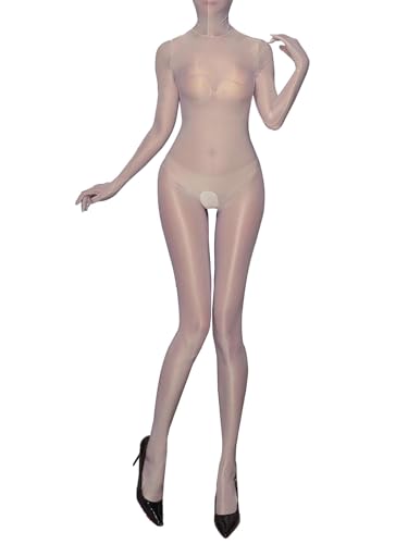 CHICTRY Damen Full Body Sexy Erotisch Transparent Ouvert Bodystocking Mit Offenem Schritt Öl Glitzer Ganzkörper Strümpfe Nylon Catsuit Reizwäsche Nackt XL CHICTRY Damen Full Body Sexy Erotisch Transparent Ouvert Bodystocking Mit Offenem Schritt Öl Glitzer Ganzkörper Strümpfe Nylon Catsuit Reizwäsche Nackt XL von CHICTRY