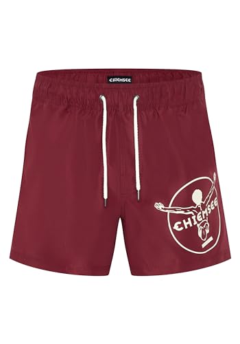 CHIEMSEE Badeshorts mit Label-Symbol und Taschen von CHIEMSEE