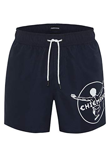 CHIEMSEE Badeshorts mit Label-Symbol und Taschen von CHIEMSEE