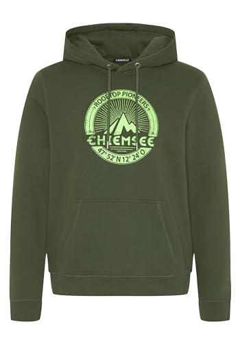 CHIEMSEE Hoodie mit Label-Mountain-Motiv von CHIEMSEE