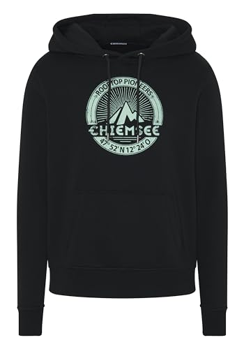 CHIEMSEE Hoodie mit Label-Mountain-Motiv von CHIEMSEE