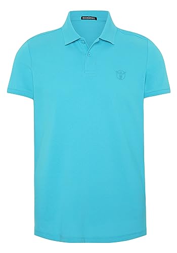 CHIEMSEE Poloshirt aus Baumwollpiqué mit Jumper-Print von CHIEMSEE