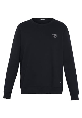 Chiemsee Sweater im Basic-Look mit Logo-Motiv von Chiemsee