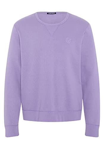 Chiemsee Sweater im Basic-Look mit Logo-Motiv von Chiemsee