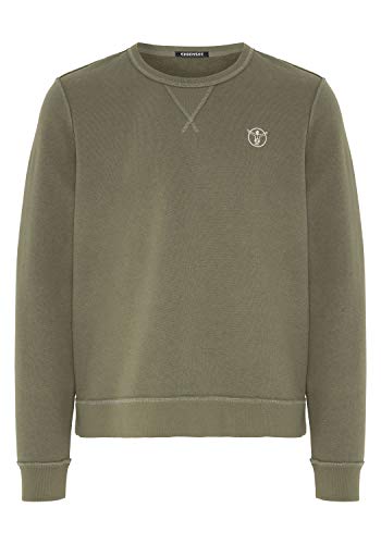 Chiemsee Sweater im Basic-Look mit Logo-Motiv von Chiemsee