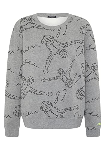 CHIEMSEE Sweatshirt mit Label-Art-Muster von CHIEMSEE