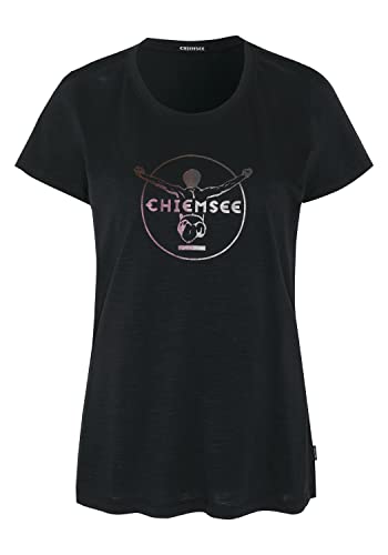 T-Shirt mit Jumper-Frontprint von Chiemsee