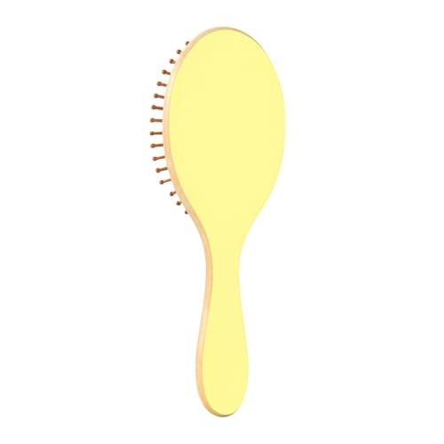 Champagnergelbe Entwirrer-Haarbürste für alle Haartypen, Entwirrungs-Haarbürste, Reise-Haarbürste für Erwachsene und Kinder von CHIFIGNO