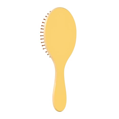 Gelbe Entwirrende Haarbürste für lockiges Haar, dickes Haar, Haarbürste, Entwirrer, Reise-Haarbürste für Erwachsene und Kinder von CHIFIGNO