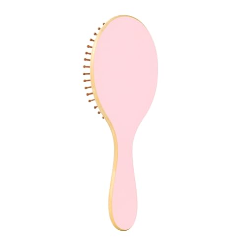 Niedliche rosa Entwirrende Haarbürste Haarbürste Entwirrer für alle Haartypen für Erwachsene und Kinder, Holzhaarbürste von CHIFIGNO