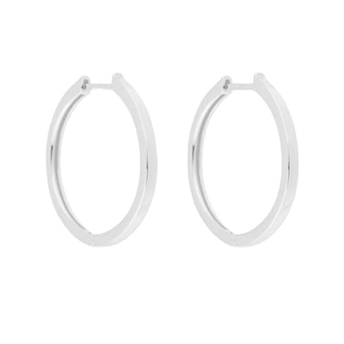 Creolen in Silber, 28 mm, silberfarben Creolen in Silber, 28 mm, silberfarben von CHIGUAGUA