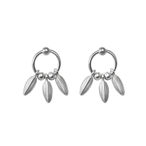 Ohrringe mit Federn in Silber, 10 x 17 mm, Boho-Stil Ohrringe mit Federn in Silber, 10 x 17 mm, Boho-Stil von CHIGUAGUA